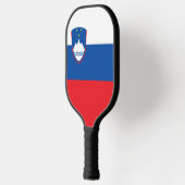 Slowenische Flagge Pickleball Schläger (Links)