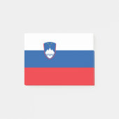 Slowenische Flagge Post-it Klebezettel (Vorderseite)