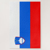Slowenische Flagge Puzzle (Vertikal)