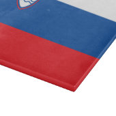 Slowenische Flagge Schneidebrett (Ecke)