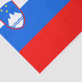 Slowenische Flagge Seidenpapier (Ausschnitt)