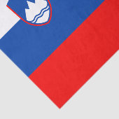 Slowenische Flagge Seidenpapier (Ausschnitt)