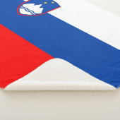 Slowenische Flagge Sherpadecke (3/4)