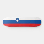 Slowenische Flagge Skateboard (Horizontal)