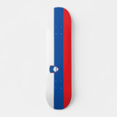 Slowenische Flagge Skateboard (Vorne)