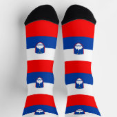 Slowenische Flagge Socken (Oben)