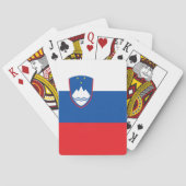 Slowenische Flagge Spielkarten (Rückseite)