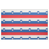 Slowenische Flagge Stoff (Fat Quarter (45,7 x 55,9 cm))