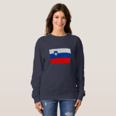 Slowenische Flagge Sweatshirt (Vorne ganz)