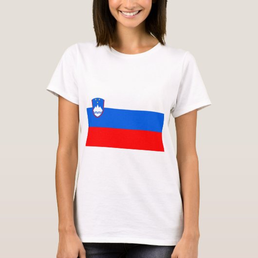 Slowenische Flagge T-Shirt (Vorderseite)