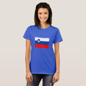 Slowenische Flagge T-Shirt (Vorne ganz)