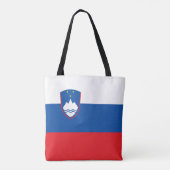 Slowenische Flagge Tasche (Rückseite)