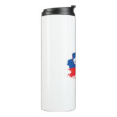 Slowenische Flagge Thermosbecher (Nach links gedreht)
