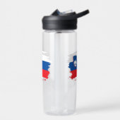 Slowenische Flagge Trinkflasche (Links)