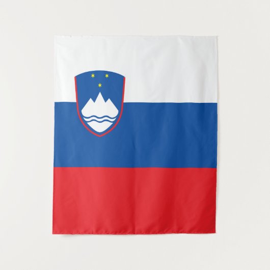 Slowenische Flagge Wandteppich (Vorderseite)