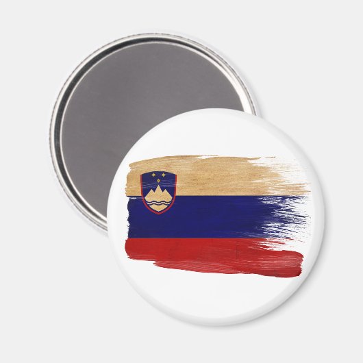 Slowenische Flaggenmagnete Magnet (Vorderseite/Rückseite)