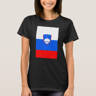 Slowenische Retro-Vintage Staatsflagge Slowenien T-Shirt