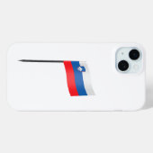 Slowenischer Flaggensieb Case-Mate iPhone Hülle (Rückseite (Horizontal))