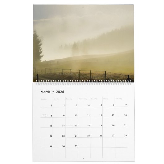 Slowenischer Kalender 2025 (Mär 2026)