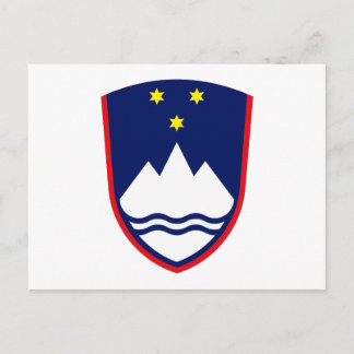 Slowenischer Wappen - Postkarte