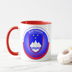 Slowenisches Erbe-Emblem Tasse