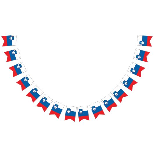 slowenisches Flaggenbanner Wimpelkette (Alle)