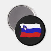 Slowenisches Flaggenmagnet Magnet (Vorderseite/Rückseite)