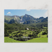 Slowenisches Landschaftsbild Postkarte (Vorderseite)