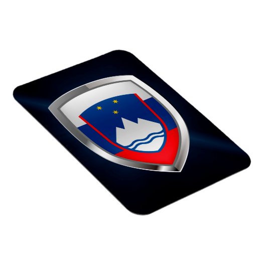 Slowenisches MetallEmblem Magnet (Rechte Seite)