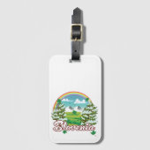 Slowenisches Reisezeichen Gepäckanhänger (Vorderseite Vertikal)