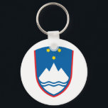 Slowenisches Wappen Schlüsselanhänger<br><div class="desc">Vorlage für Schlüsselanhänger</div>