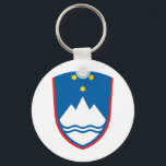 Slowenisches Wappen Schlüsselanhänger<br><div class="desc">Vorlage für Schlüsselanhänger</div>