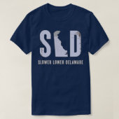 Slower Lower Delaware T-Shirt (Design vorne)