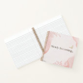 Slowly Becoming Aesthetic Notebook Notizblock (Innenseite)