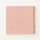 Slowly Becoming Aesthetic Notebook Notizblock (Rückseite)