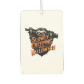 Slowly Creeping This Halloween - Creepy Sloth Clas Autolufterfrischer (Vorderseite)