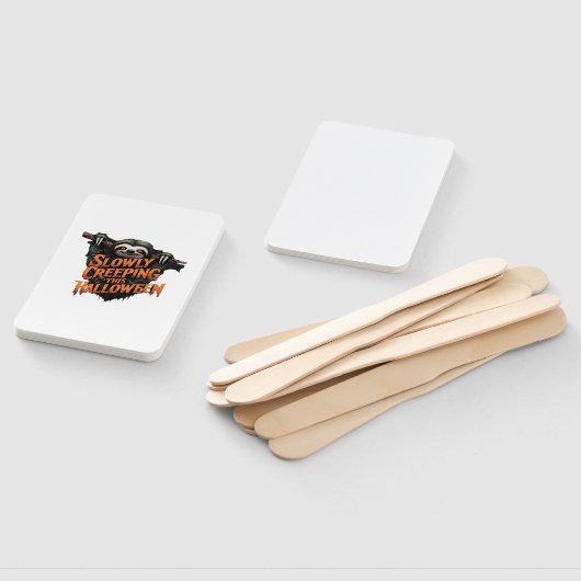 Slowly Creeping This Halloween - Creepy Sloth Clas Fächer (Non-assembled)