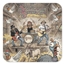 Slowtowne Serenaders auf Barn-Aufkleber