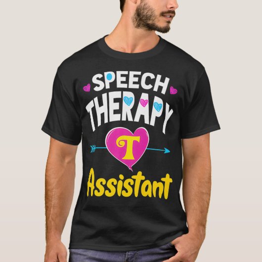 SLP Assistant s Speech Therapy Pathology Assistant T-Shirt (Vorderseite)