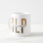 SLP Cheetah Print Speech Sprachpathologe Geschenk Kaffeetasse (Vorderseite Links)