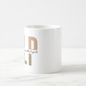 SLP Cheetah Print Speech Sprachpathologe Geschenk Kaffeetasse (Mittel)