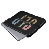 SLP Cheetah Print Speech Sprachpathologe Geschenk Laptopschutzhülle (Vorne Knopf)