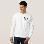 SLP Cheetah Print Speech Sprachpathologe Geschenk Sweatshirt (Vorne ganz)
