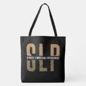 SLP Cheetah Print Speech Sprachpathologe Geschenk Tasche (Vorderseite)