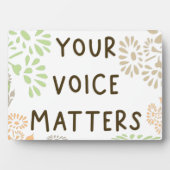 SLP Fun Office Decor; Tabletop Plaque Fotoplatte (Vorderseite)