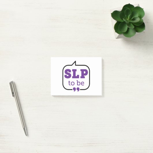 SLP für zukünftige Sprachpathologe Post-it Klebezettel (Büro)