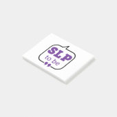 SLP für zukünftige Sprachpathologe Post-it Klebezettel (angewinkelt)