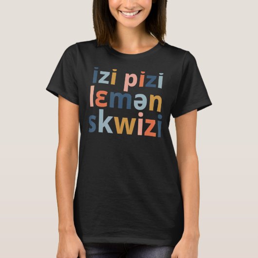 Slp Ipa Phonetik Phoneme Funny Speech Therapie Ipa T-Shirt (Vorderseite)