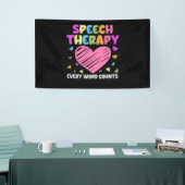 SLP Language Pathologe & Speech Therapy Banner (Messeveranstaltung)
