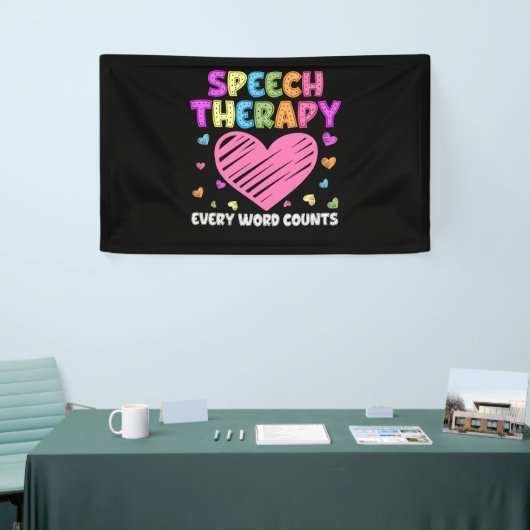 SLP Language Pathologe & Speech Therapy Banner (Messeveranstaltung)